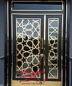 Gold Desenli Apartman Giriş Kapısı DR-117