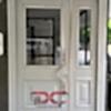 Beyaz Şık Apartman Giriş Kapısı DR-104