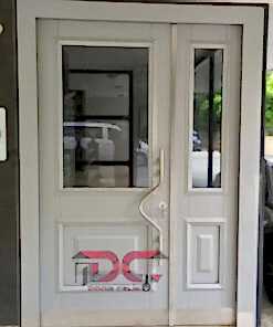 Beyaz Şık Apartman Giriş Kapısı DR-104
