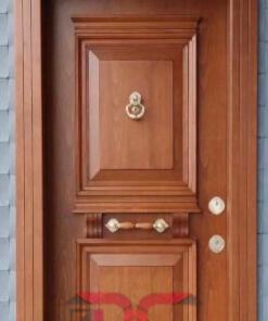 Kahverengi Ahşap Çelik Kapı DR-011