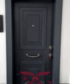 Antrasit Ahşap Çelik Kapı DR-022