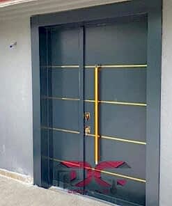 Gold Detay Antrasit Villa Kapısı DR-212