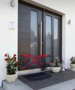 Buzlu Cam Detay Villa Kapısı DR-218